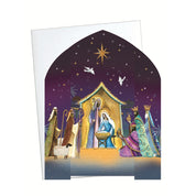 Luxury Nativity Christmas Cards - 10 Pack