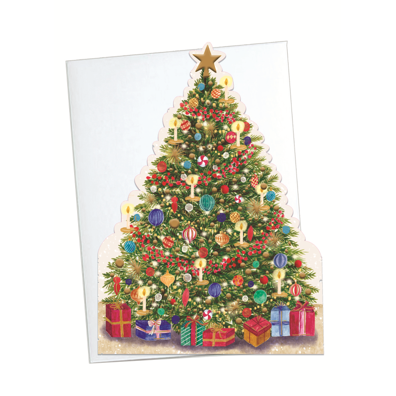 Luxury Christmas Tree Christmas Cards - 10 Pack
