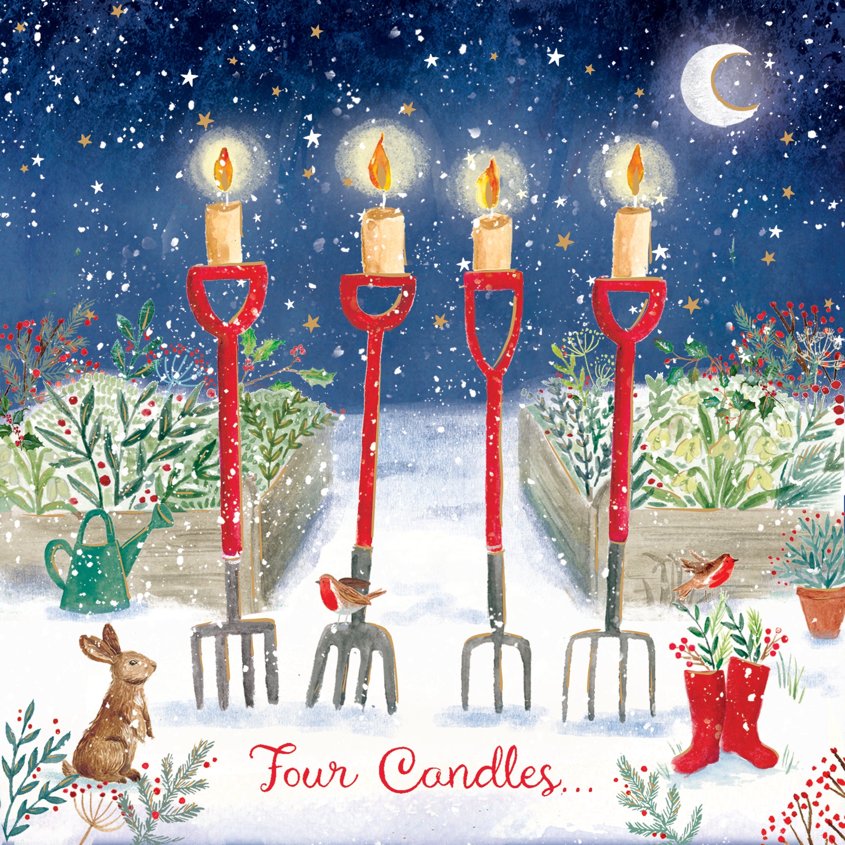 Fork Handles Christmas Cards - 10 Pack