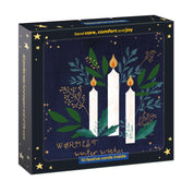 Greeting Candles Christmas Cards - 10 Pack