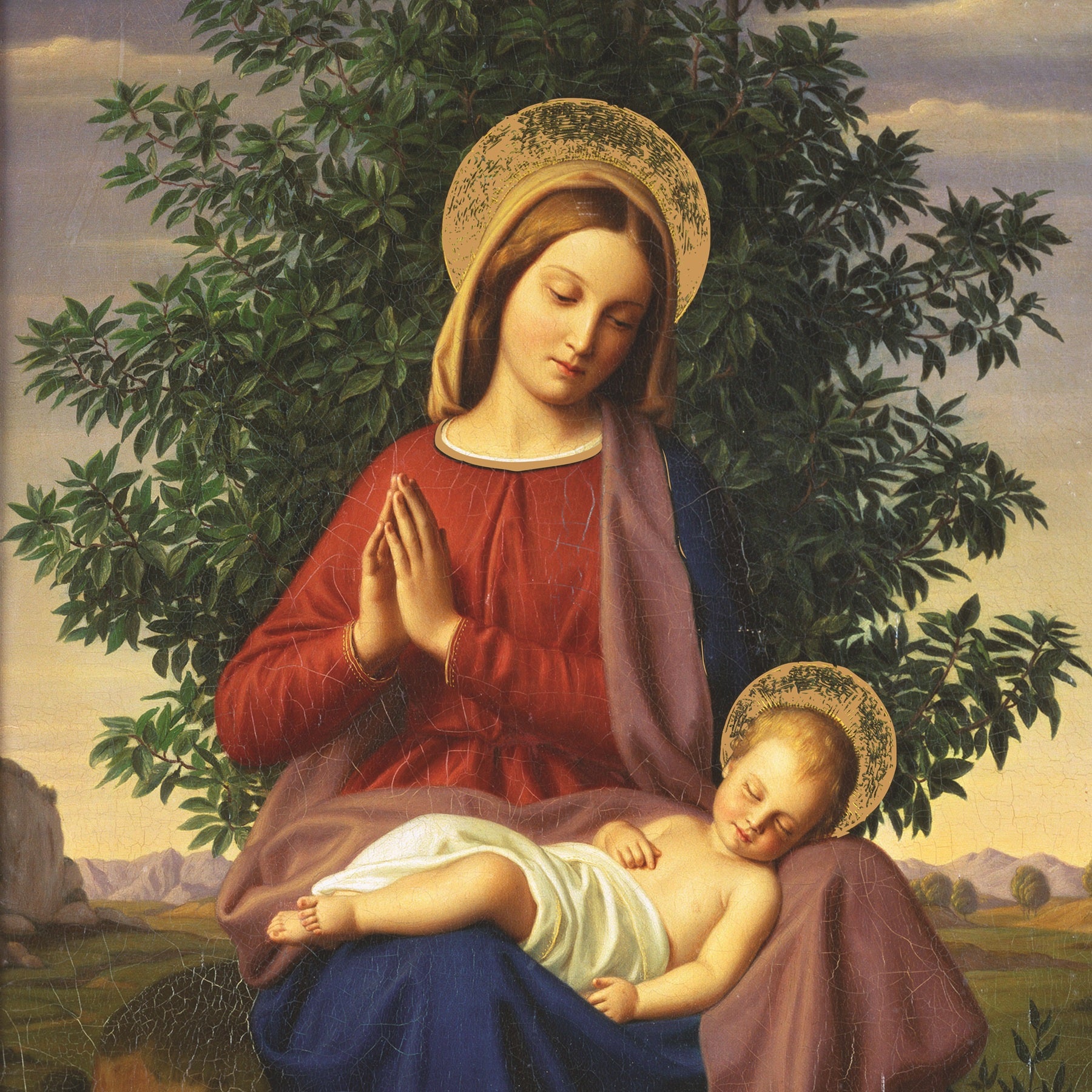 Madonna and Child Christmas Cards - 10 Pack
