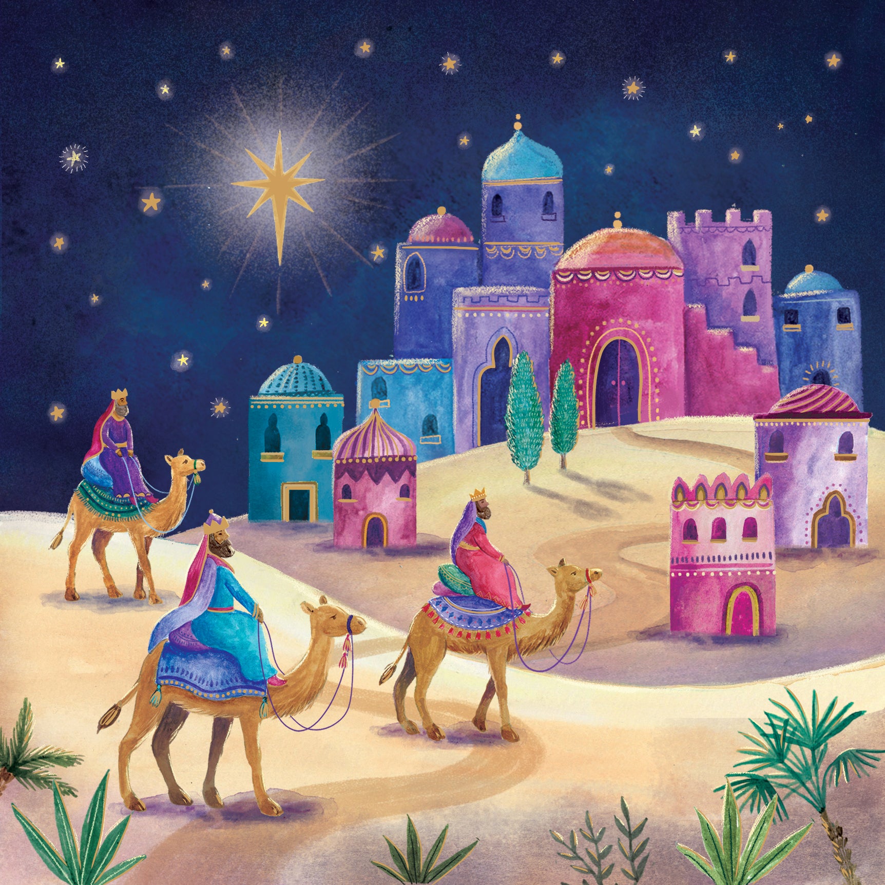 Three Kings Christmas Cards - 10 Pack