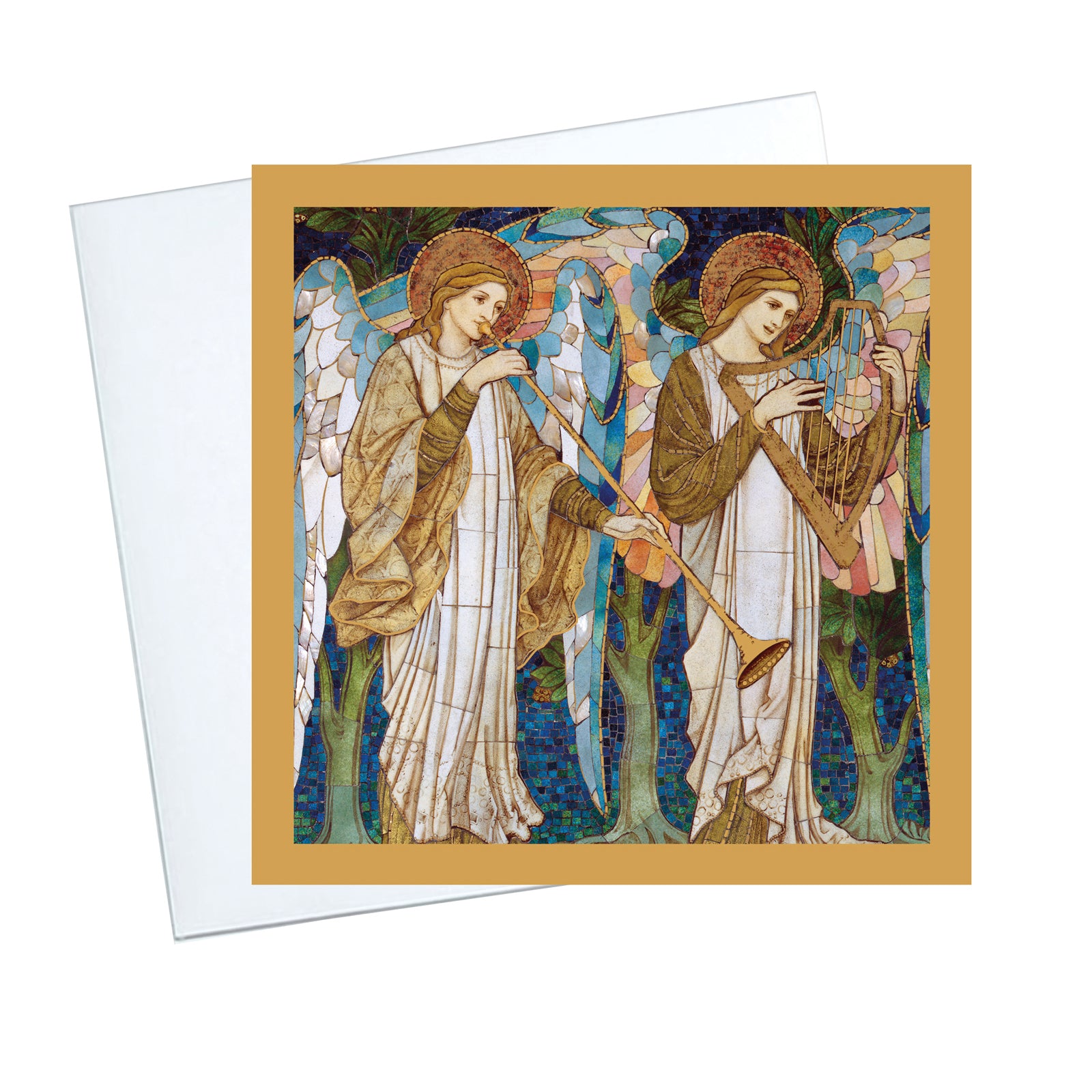 Preraphealite Angels Christmas Cards - 10 Pack