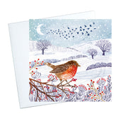 Winter Robin Christmas Cards - 10 Pack
