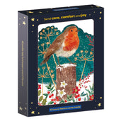 Luxury Robin Christmas Cards - 10 Pack