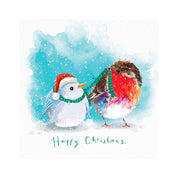Fluffy Robin Duo Christmas Cards - 10 Pack