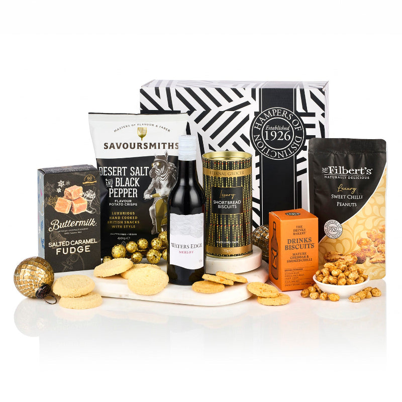Wine & Treats Gift Box hamper