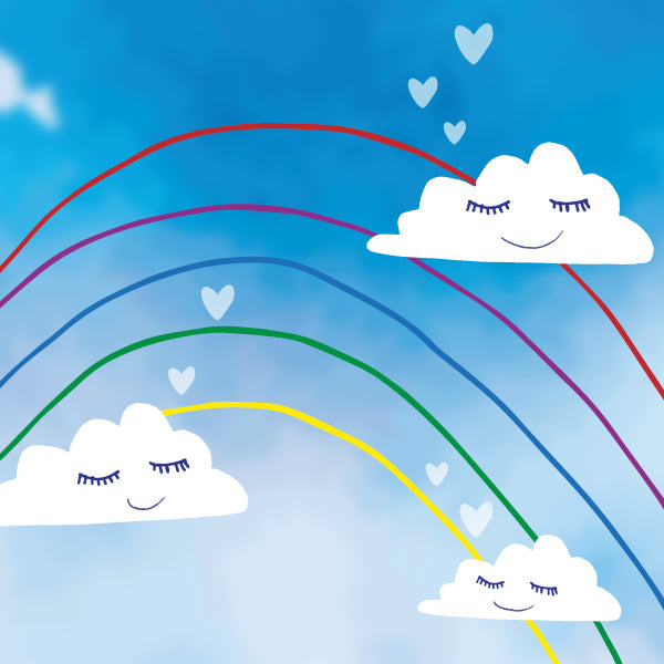Rainbow & Clouds eCard