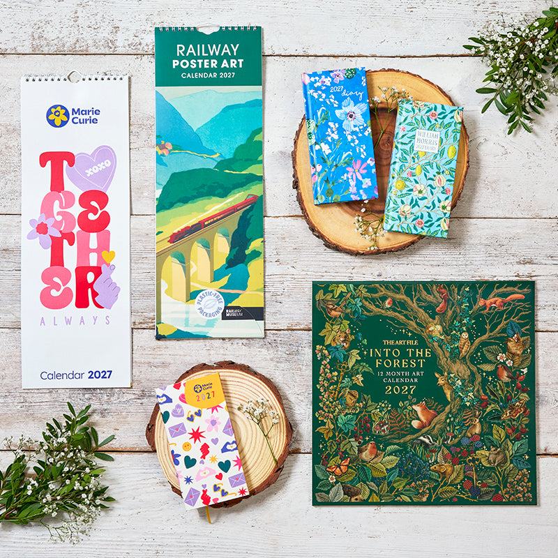 2027 Marie Curie William Morris Pomegranate Diary