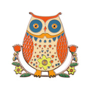 Marie Curie Owl Pin
