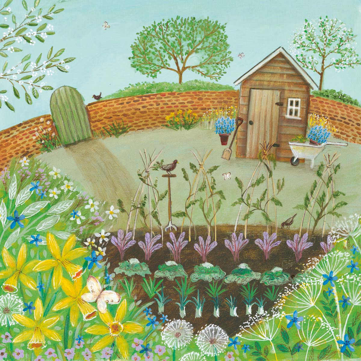 Spring garden eCard