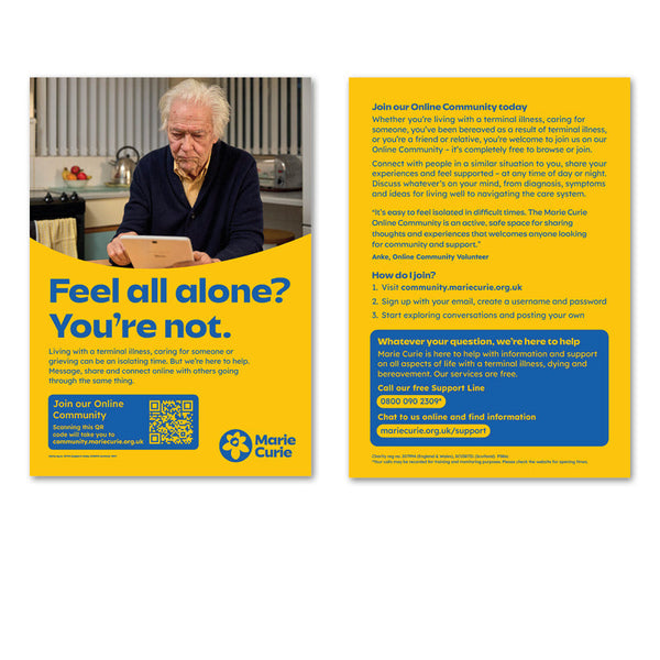 Online Community leaflet