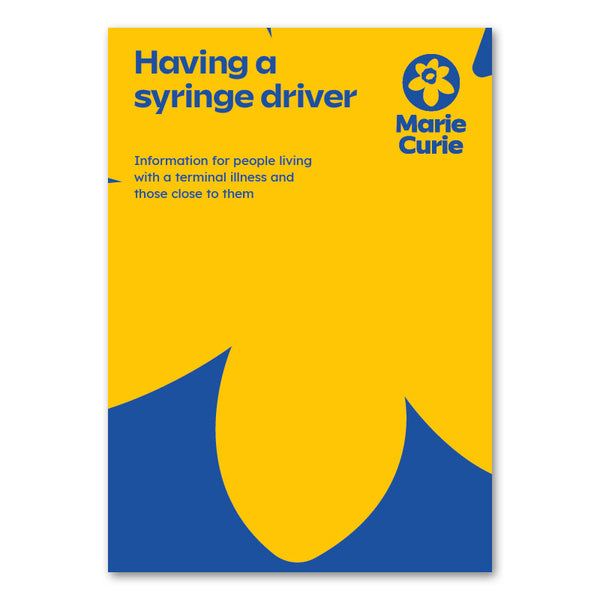 Having a syringe driver