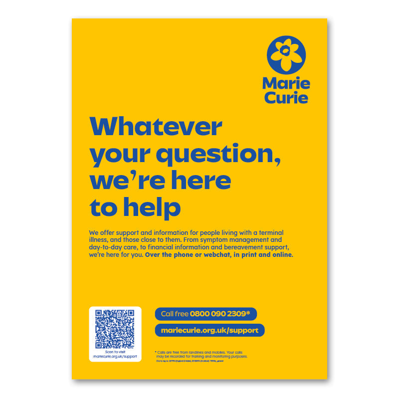 Information and Support service poster