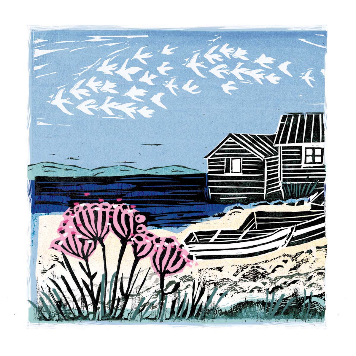 By the sea eCard