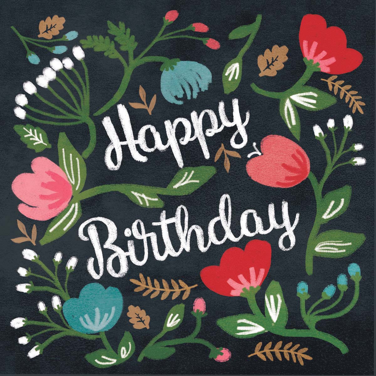 Floral Birthday eCard