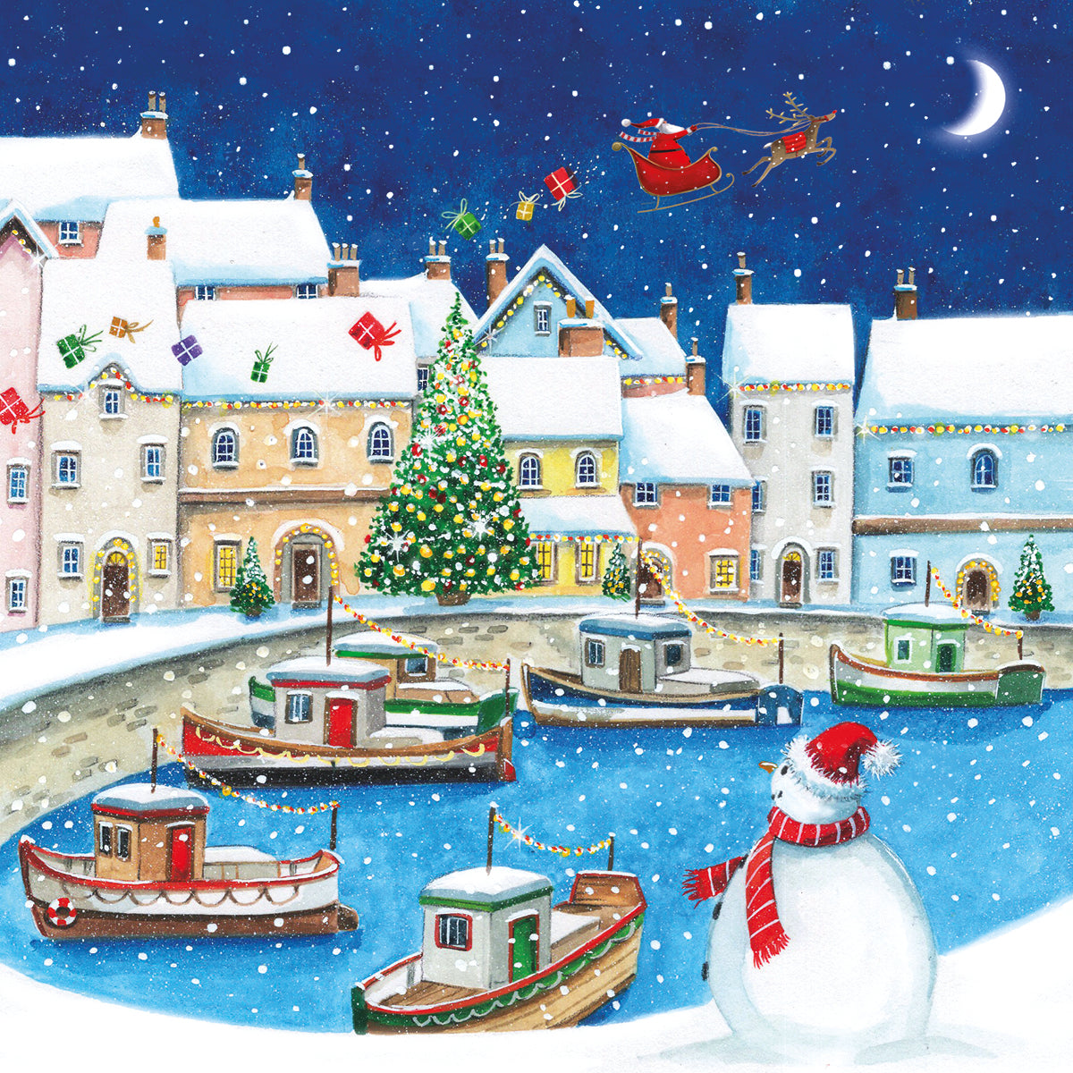 Santa harbour eCard