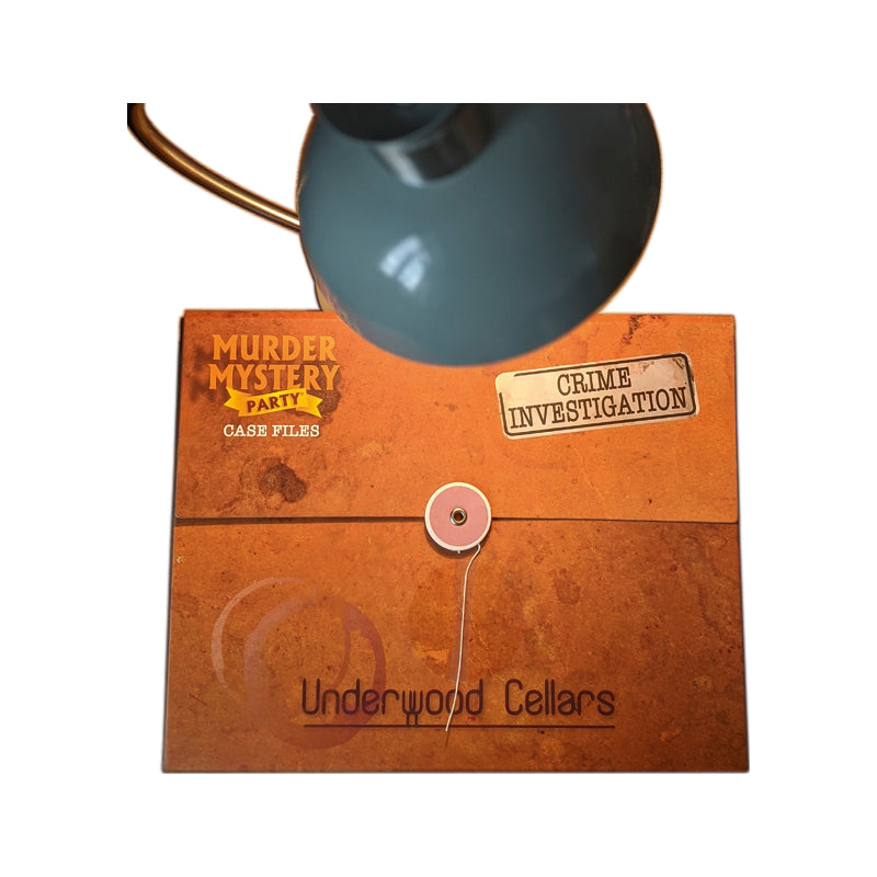 Murder Mystery Party Case Files - Underwood Cellars